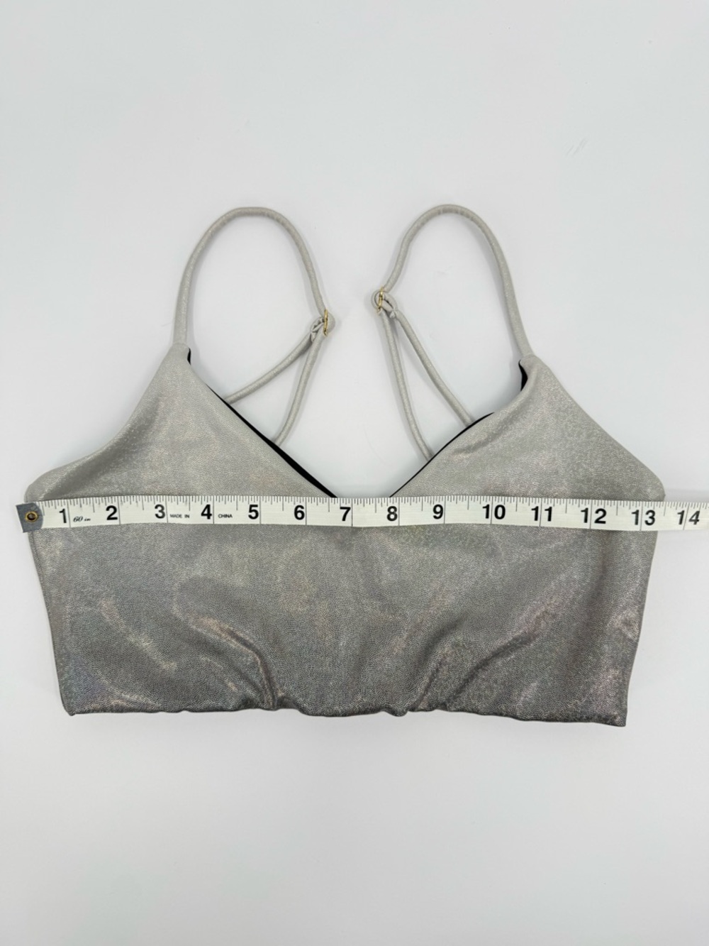 Beach Riot GEORGIA TOP in HOLOGRAM STARDUST Size S - Picture 10 of 11